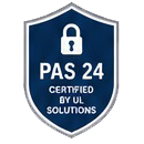 PAS 24 Certified by UL Solutions badge
